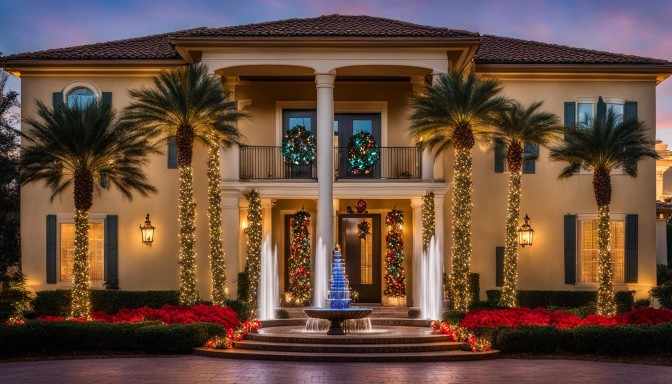 Experience the Magic: Christmas Decorations Installation in Orlando Florida by TJ Handyman Services
