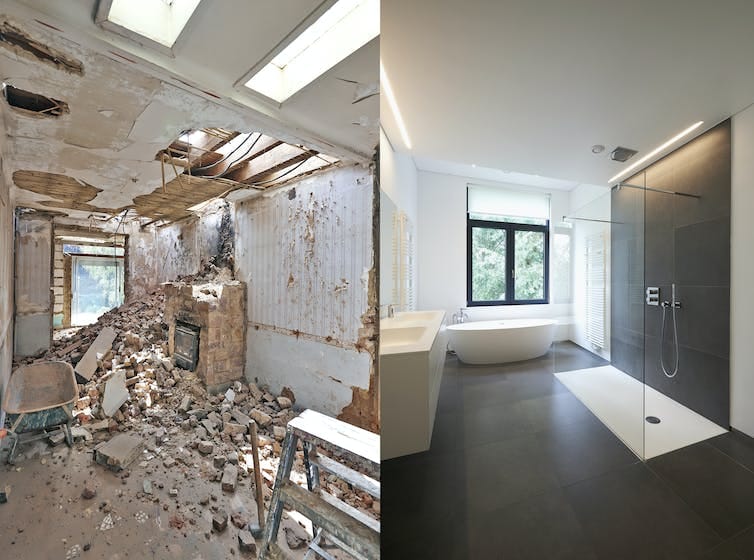 before and after for remodeling services