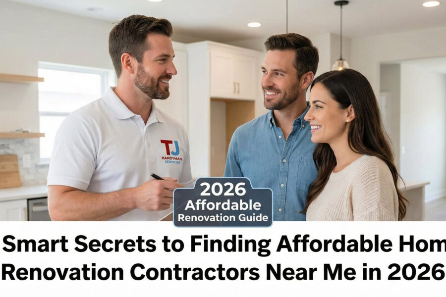 Affordable home renovation contractors near me providing in-home consultation by TJ Handyman Services in Orlando.